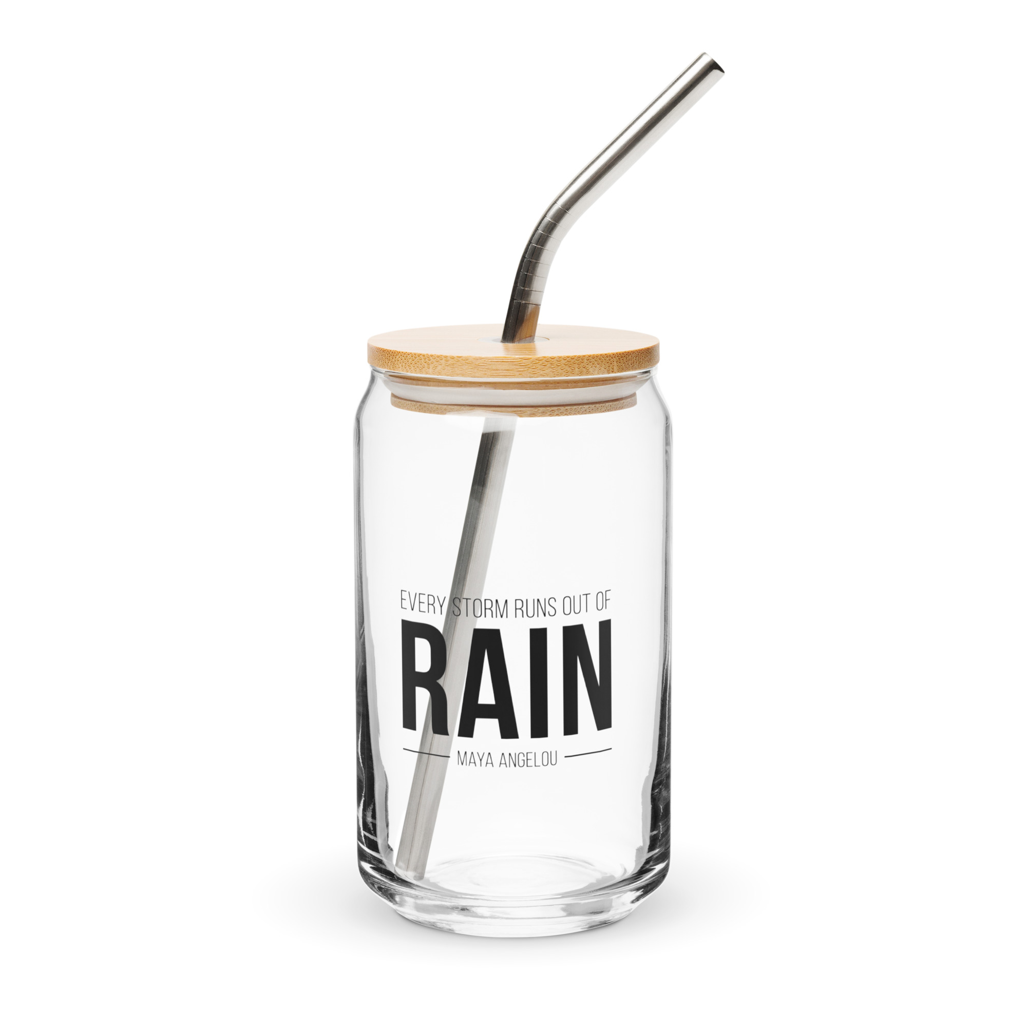 Can-shaped glass