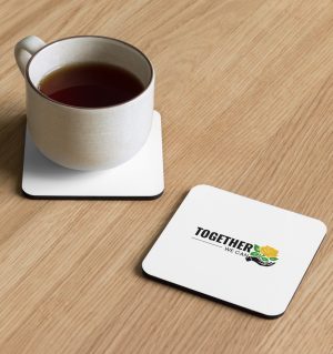 Cork-back coaster