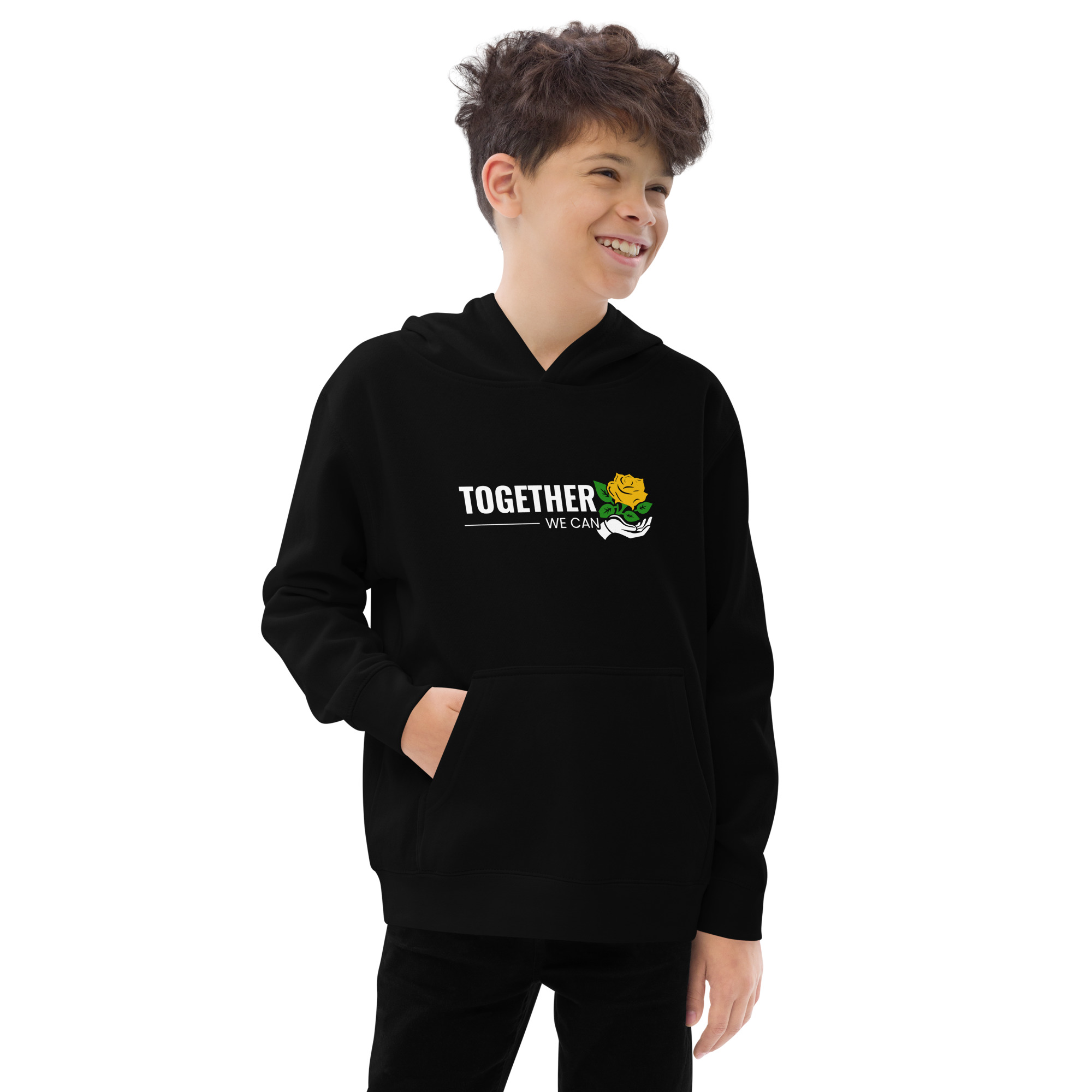 Kids fleece hoodie - Image 3