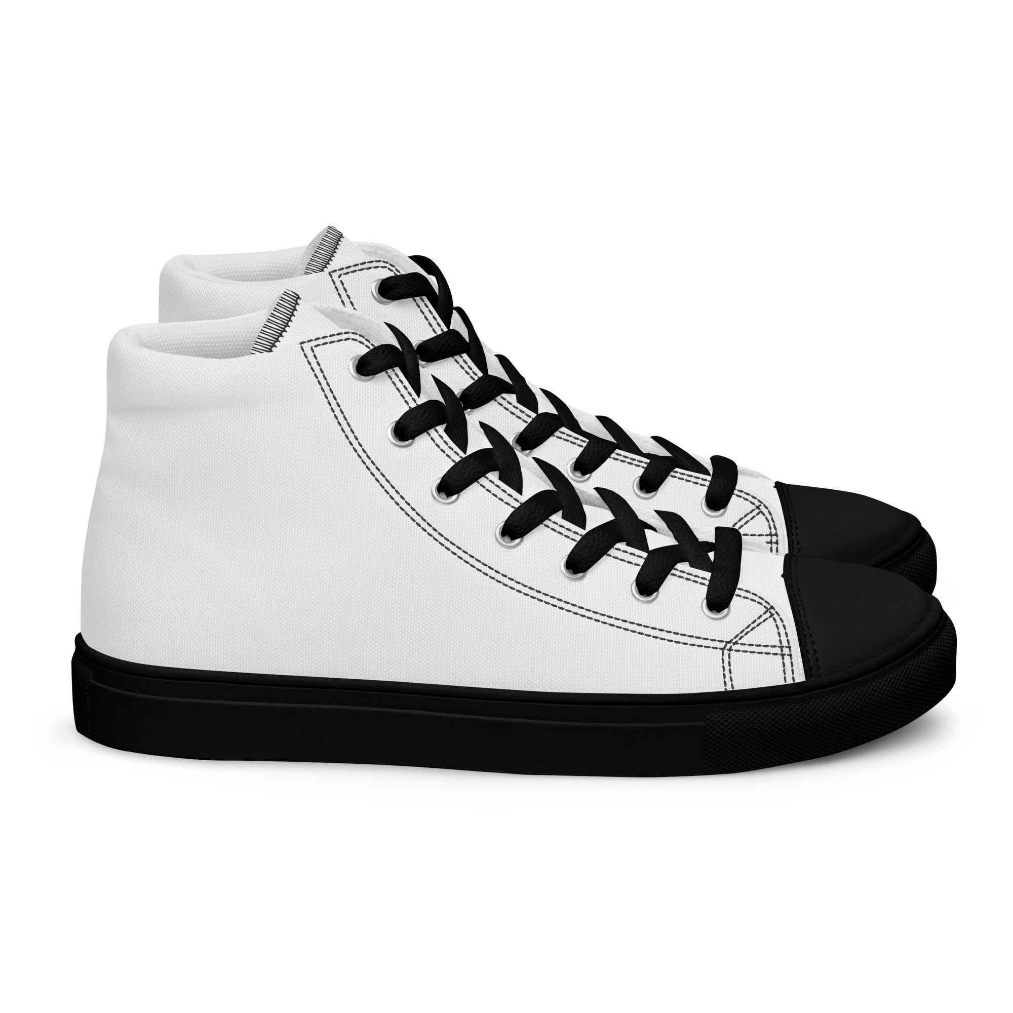 Men’s high top canvas shoes - Image 17