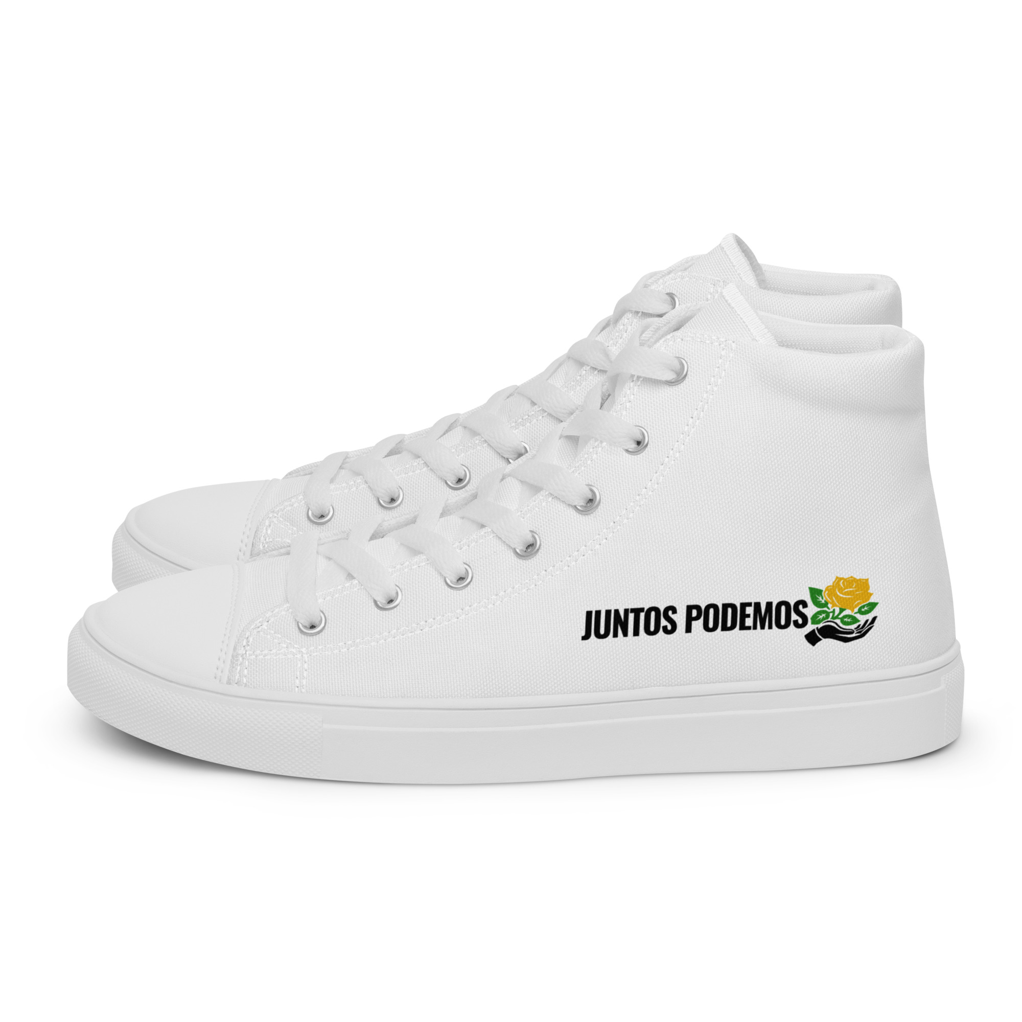 Men’s high top canvas shoes
