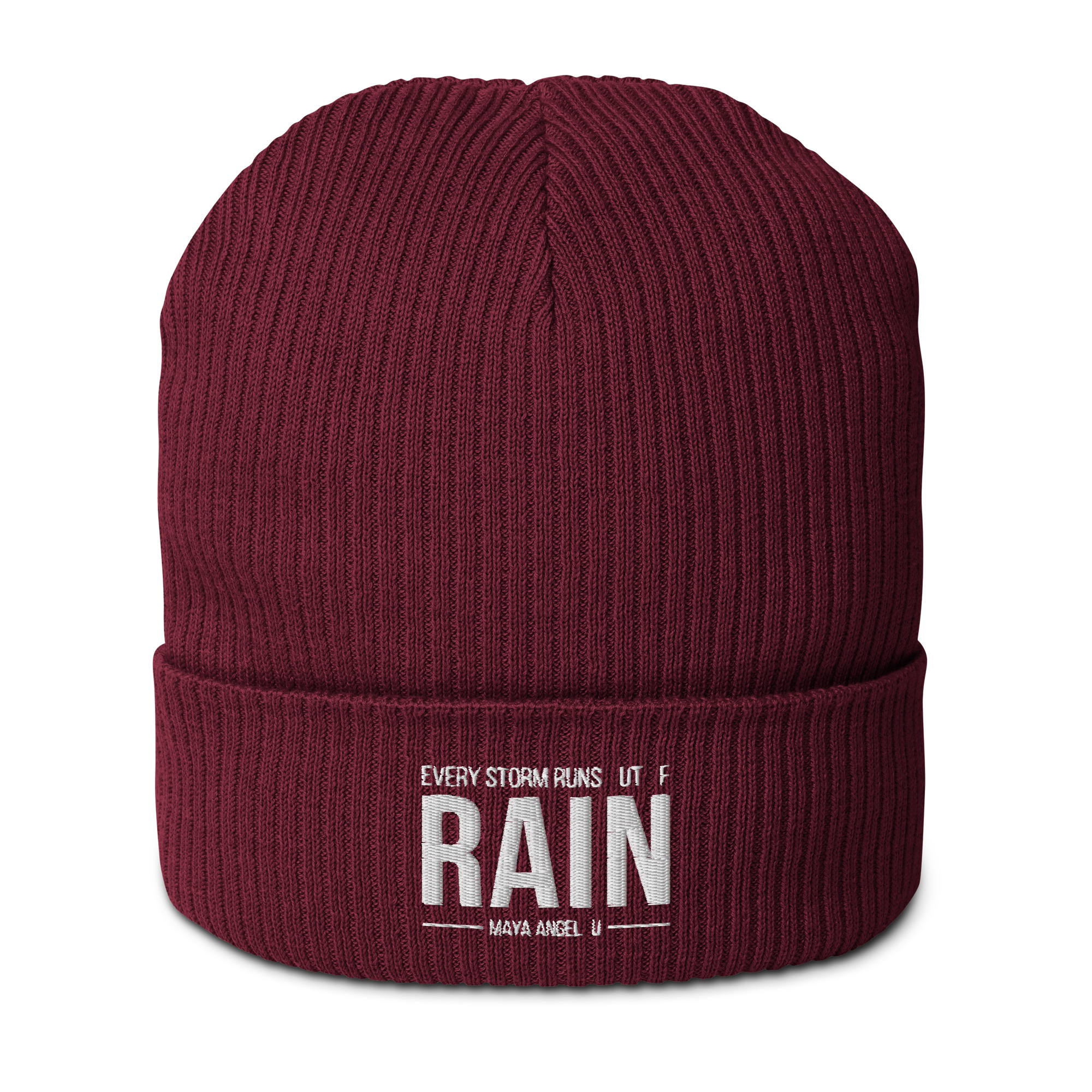Organic ribbed beanie - Image 3