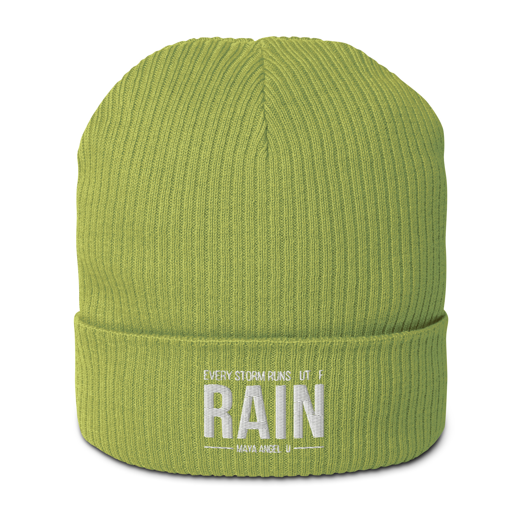 Organic ribbed beanie - Image 5