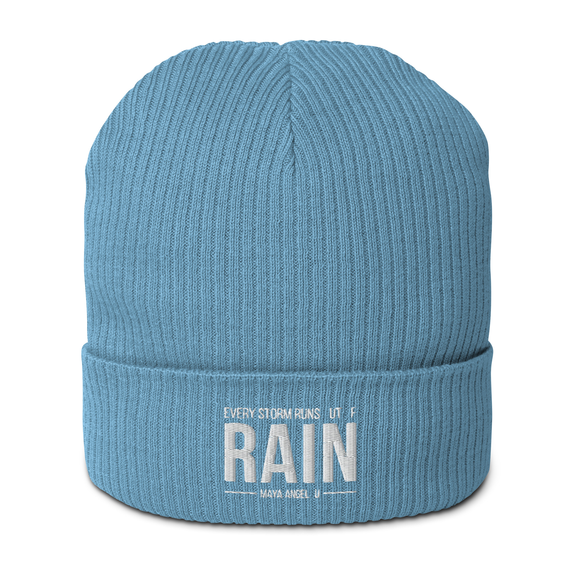Organic ribbed beanie - Image 4