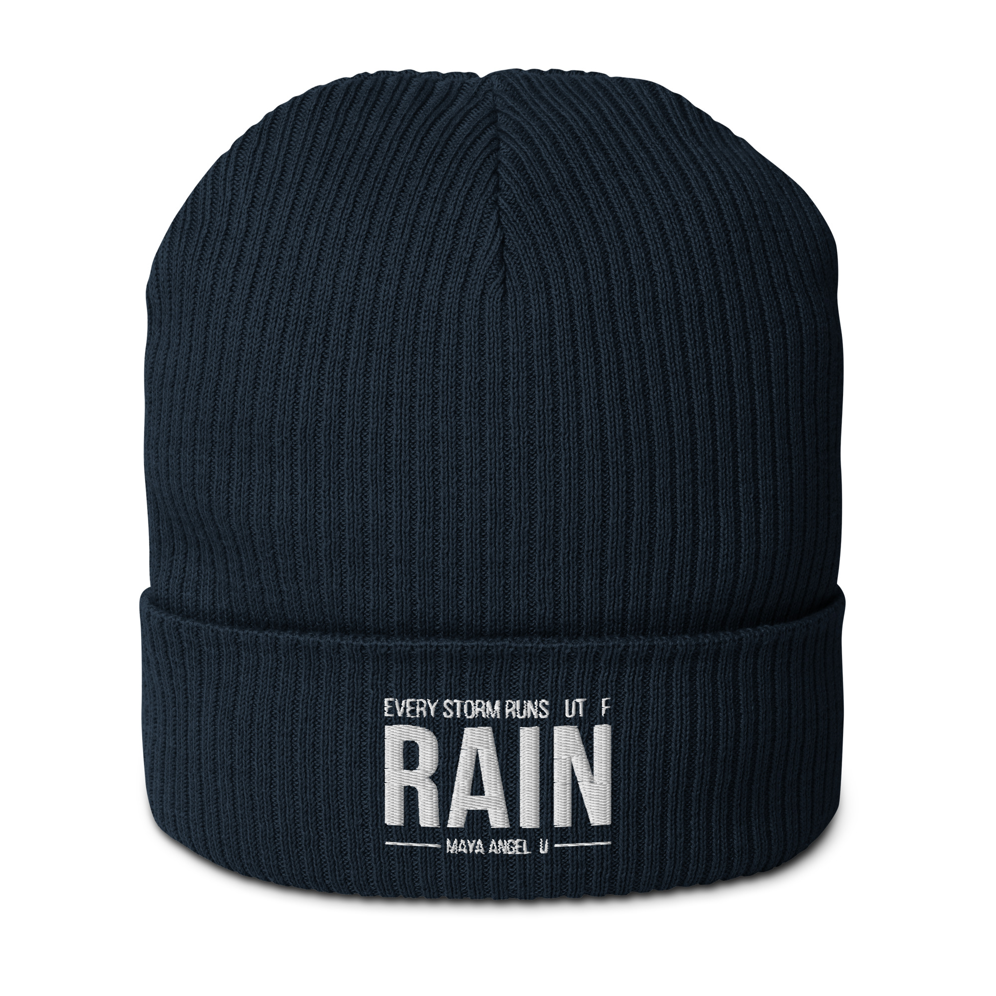 Organic ribbed beanie - Image 2