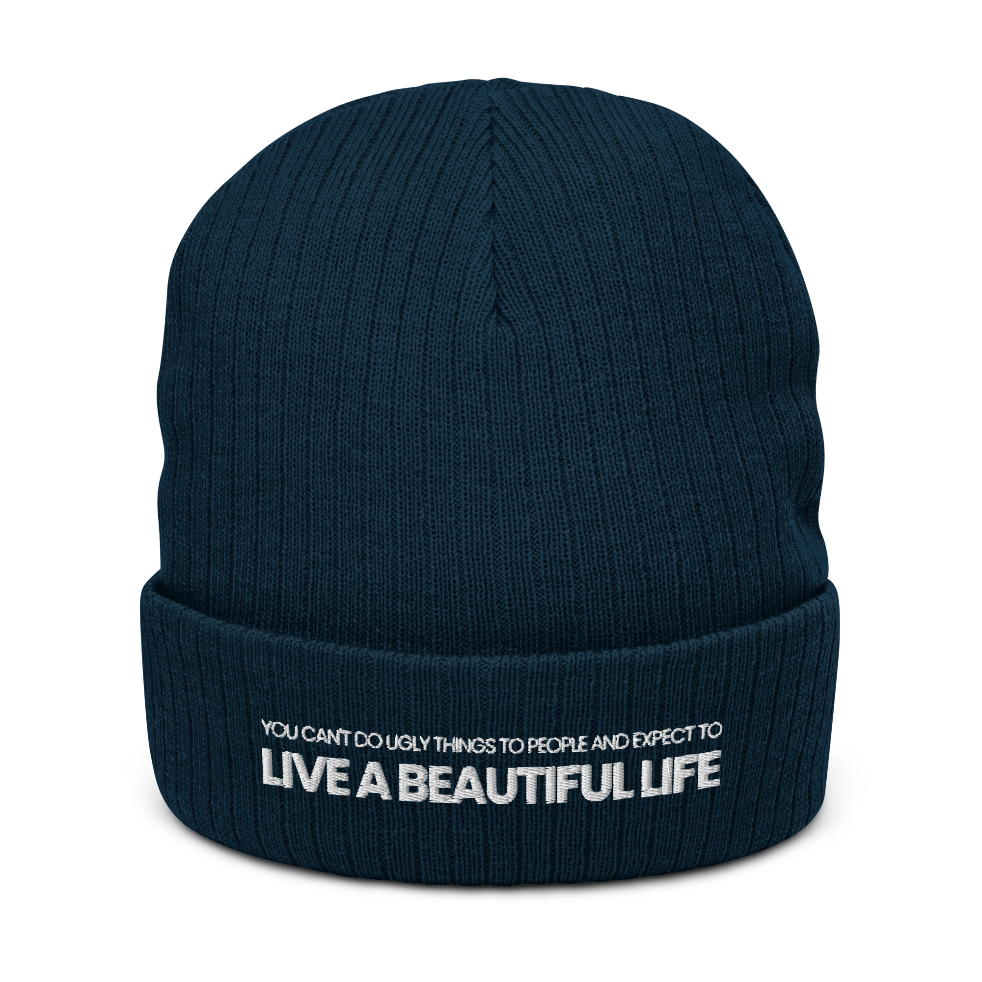 Ribbed knit beanie - Image 2