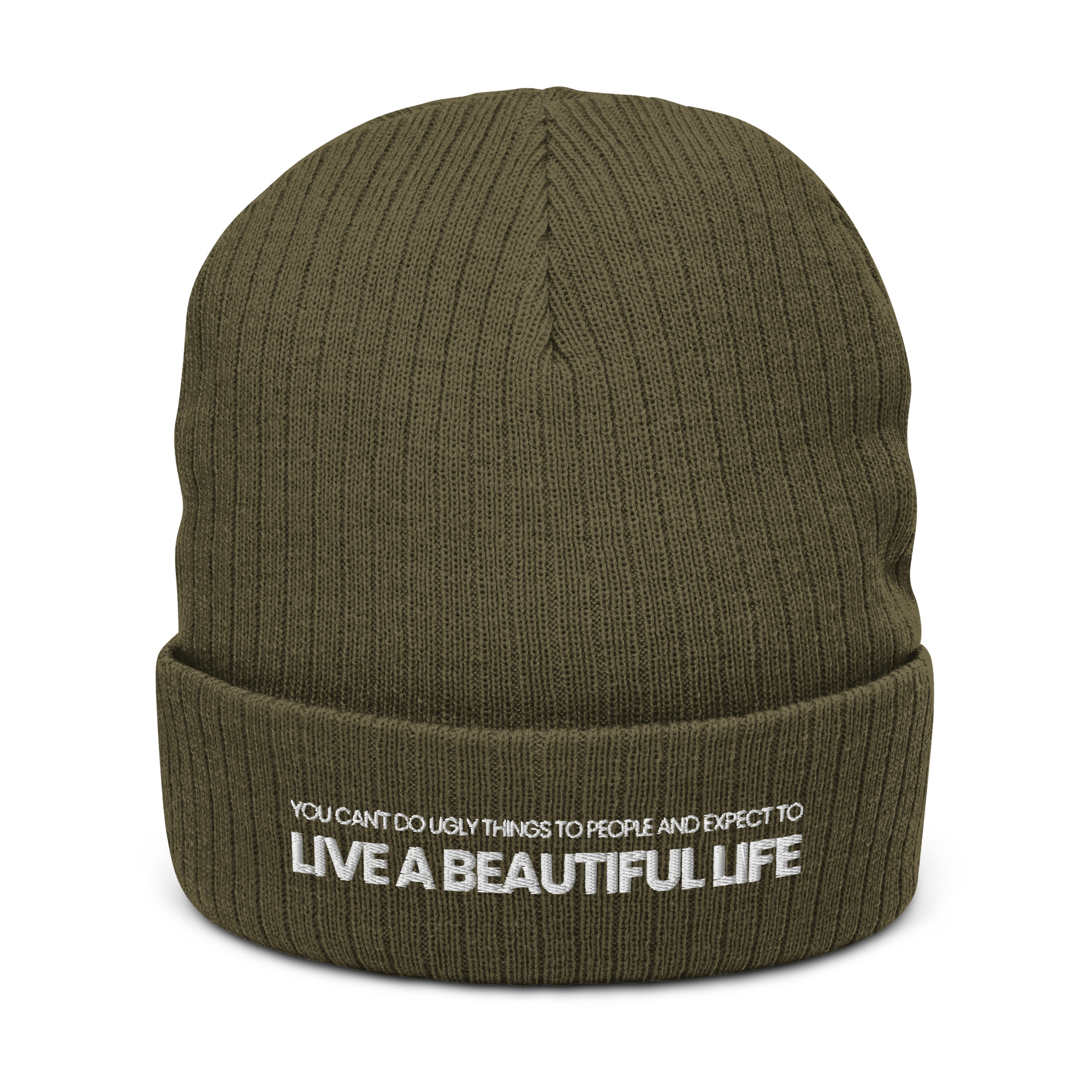 Ribbed knit beanie - Image 3