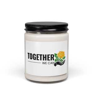 Scented soy candle