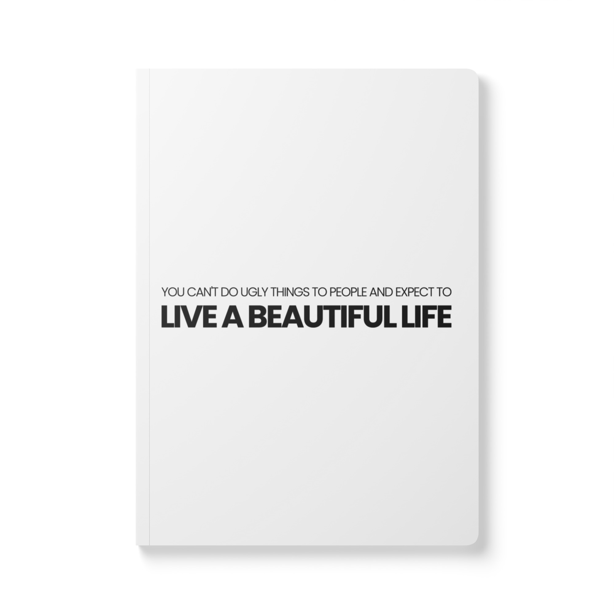 Softcover journal with inside prints