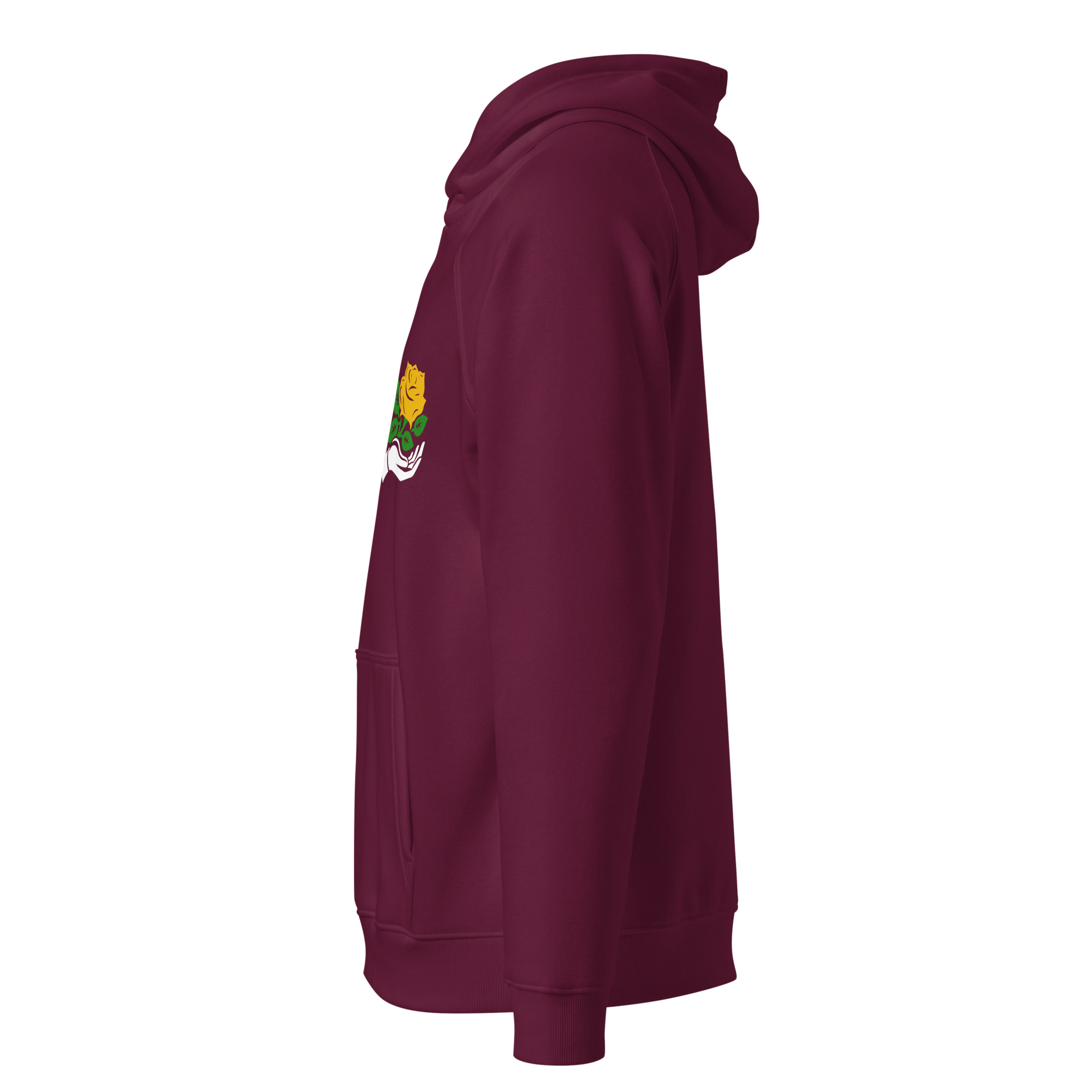 Unisex eco raglan hoodie - Image 9