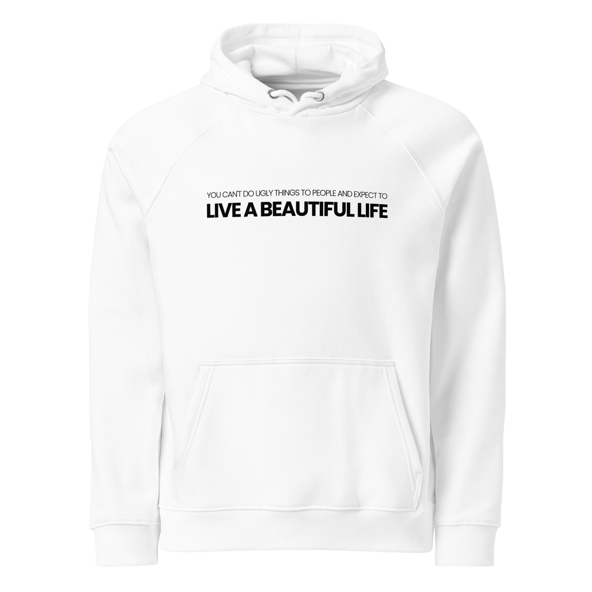 Unisex eco raglan hoodie - Image 12