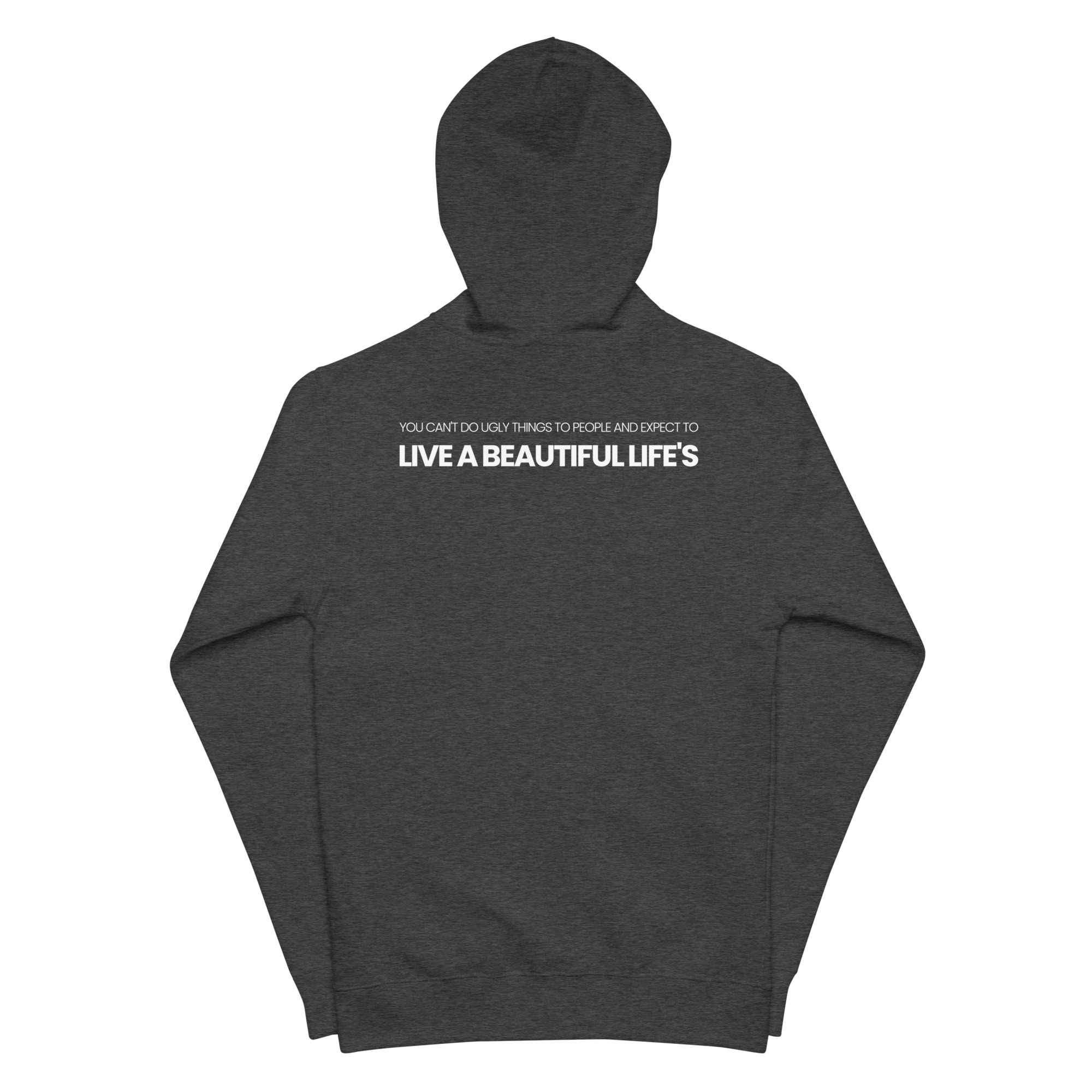 Unisex fleece zip up hoodie - Image 2