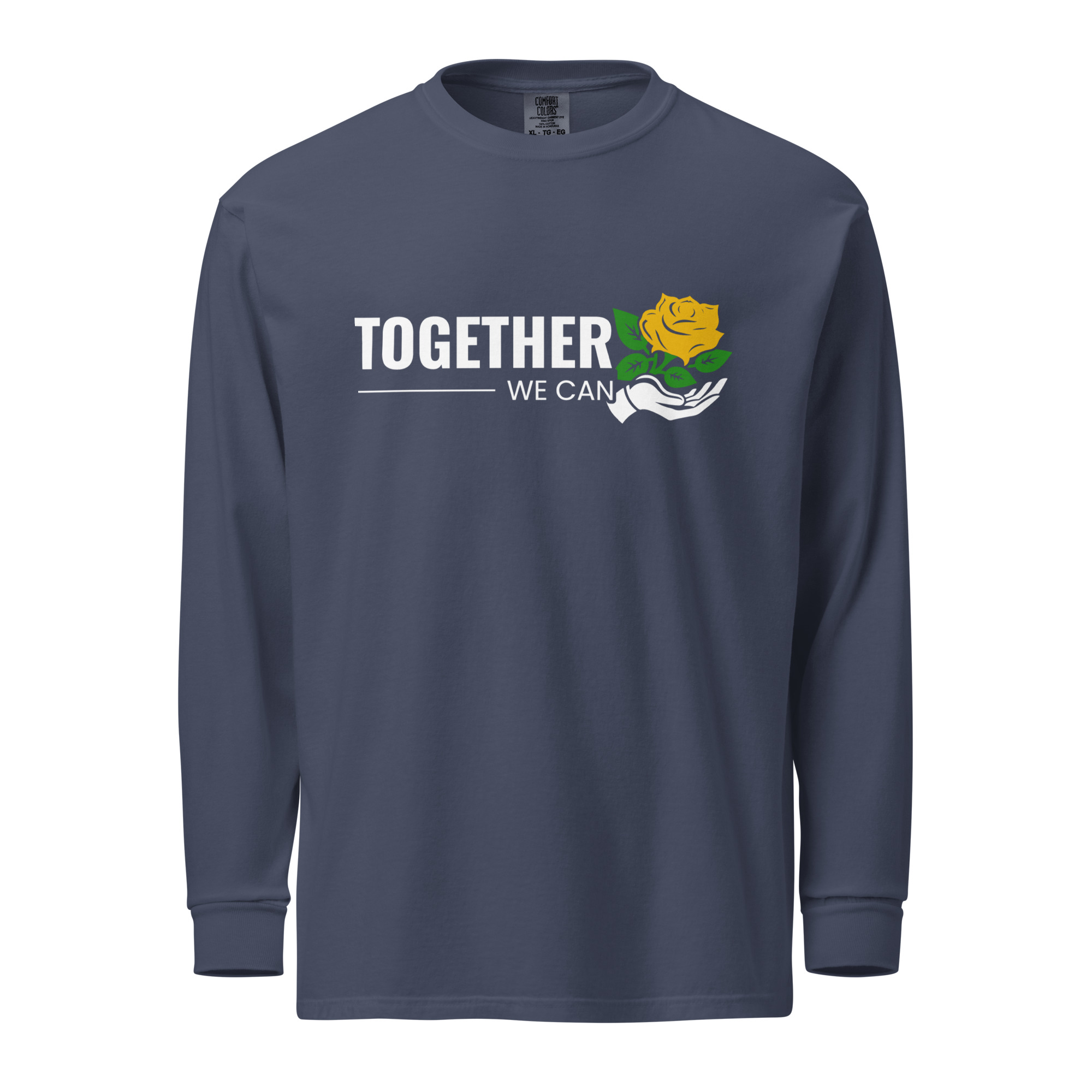 Garment-dyed heavyweight long-sleeve shirt - Image 2