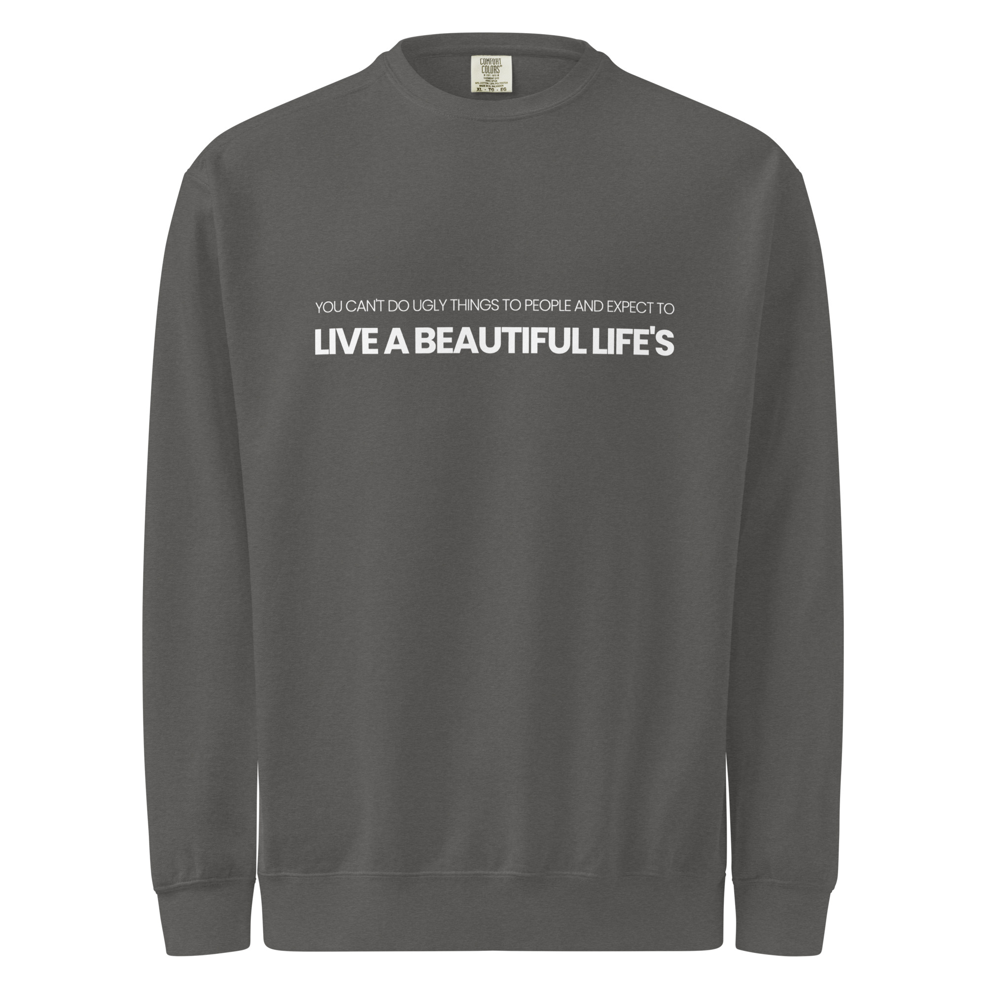 Unisex garment-dyed sweatshirt - Image 2