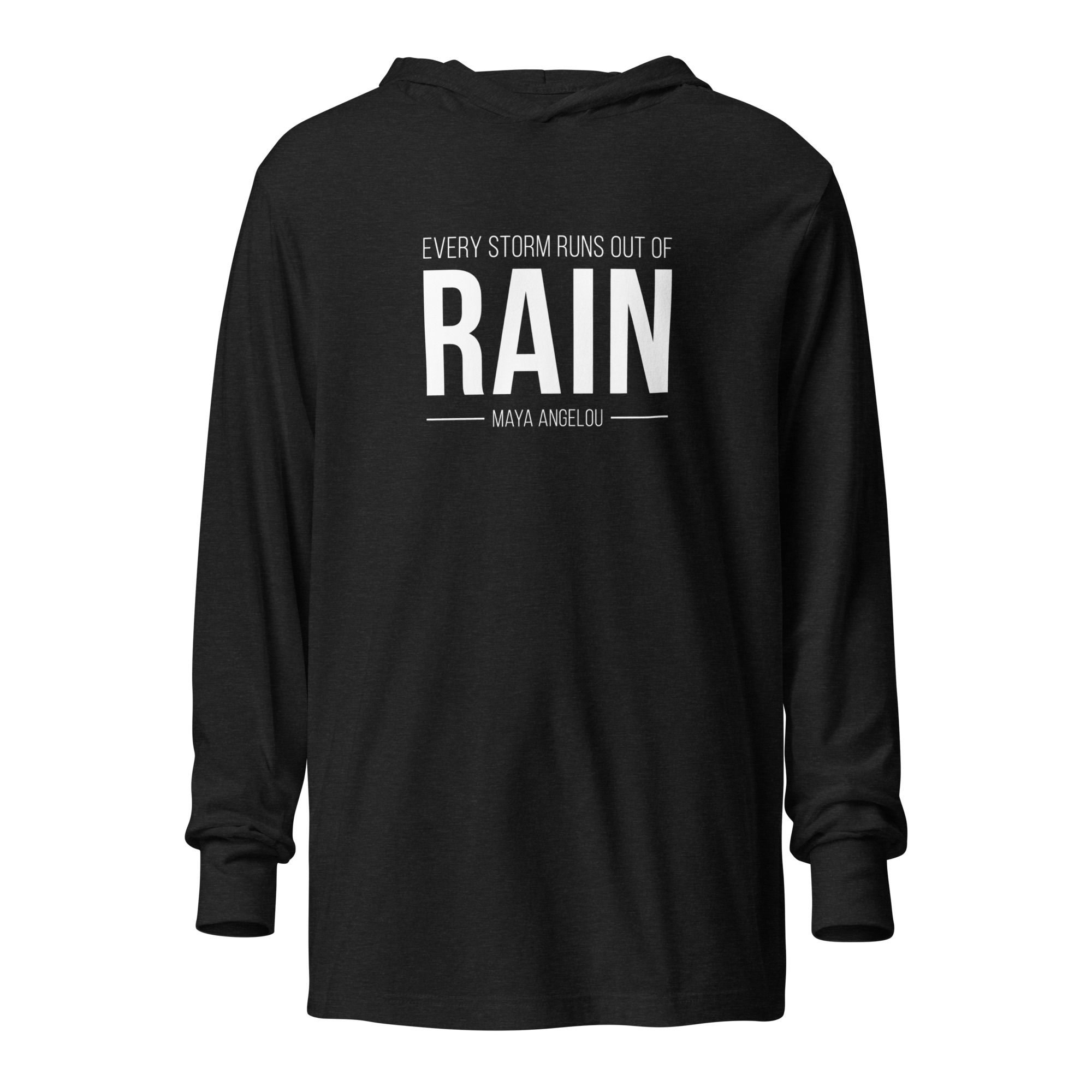 Hooded long-sleeve tee