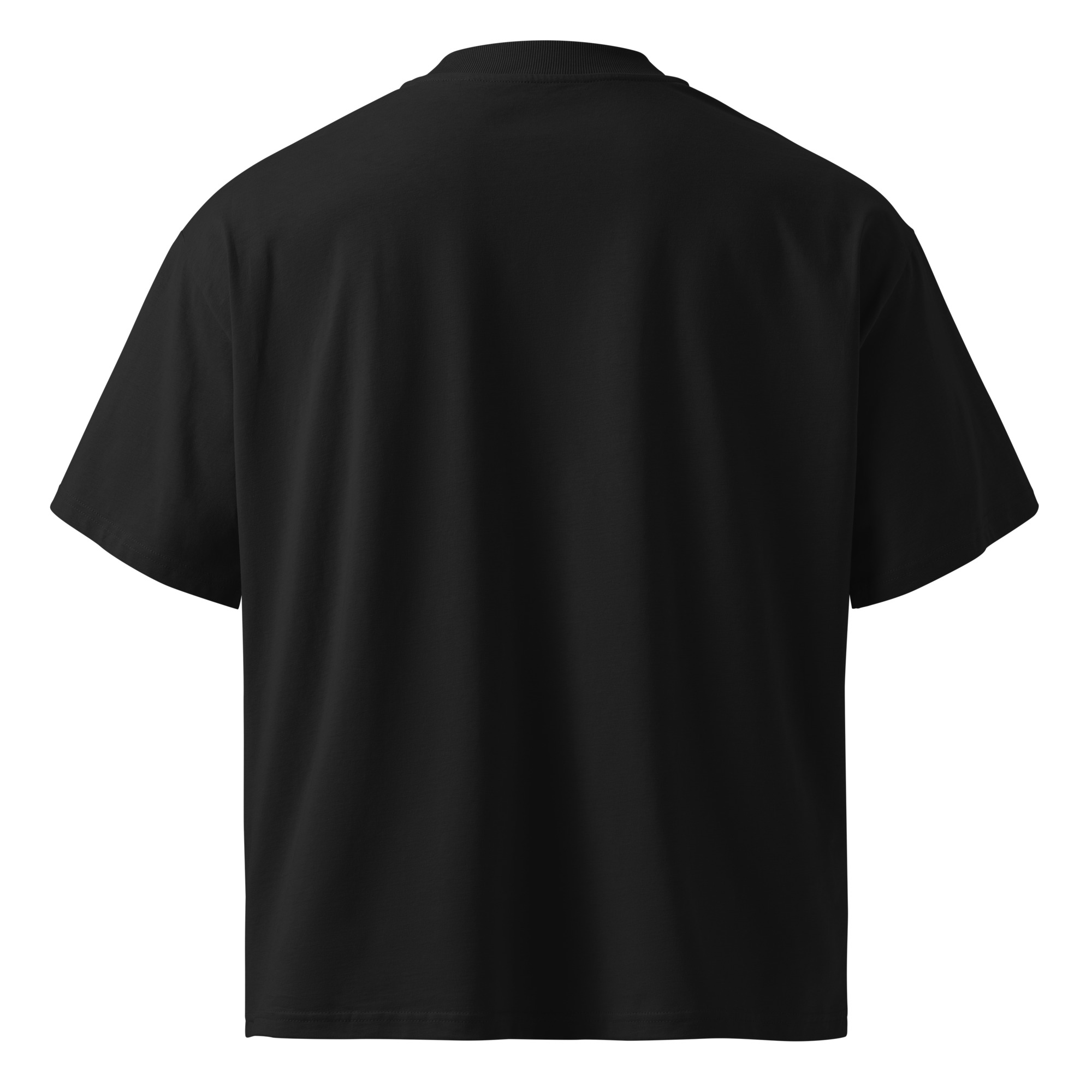 Unisex organic oversized high neck t-shirt - Image 4