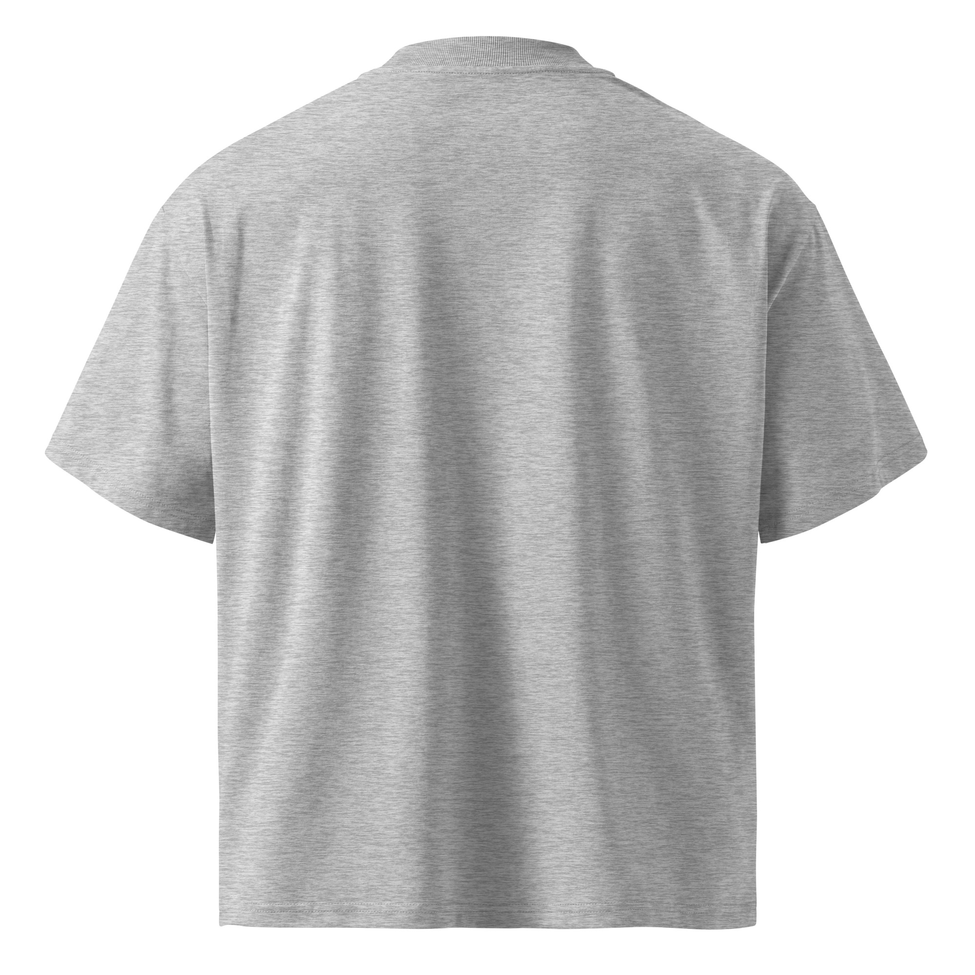 Unisex organic oversized high neck t-shirt - Image 5