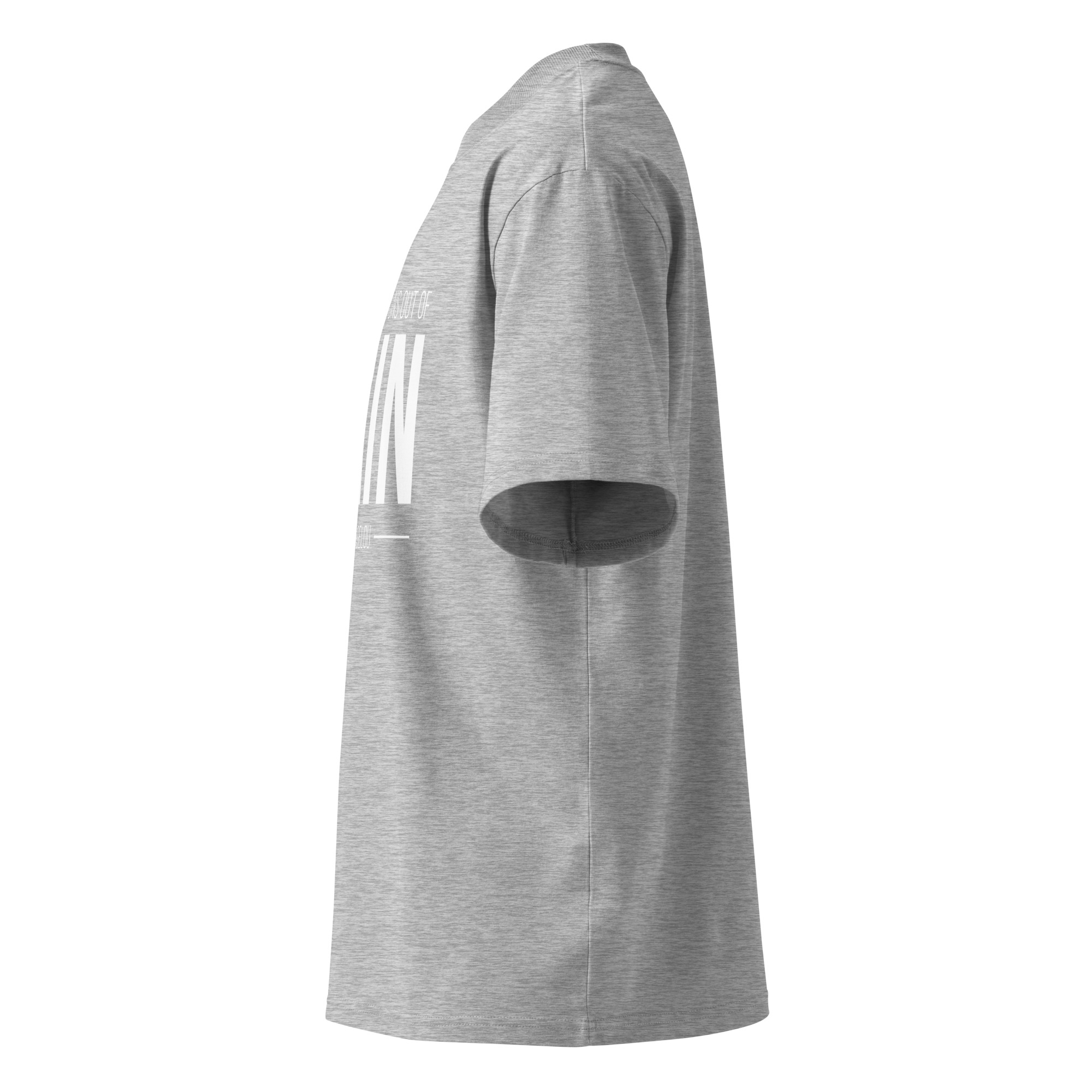 Unisex organic oversized high neck t-shirt - Image 10