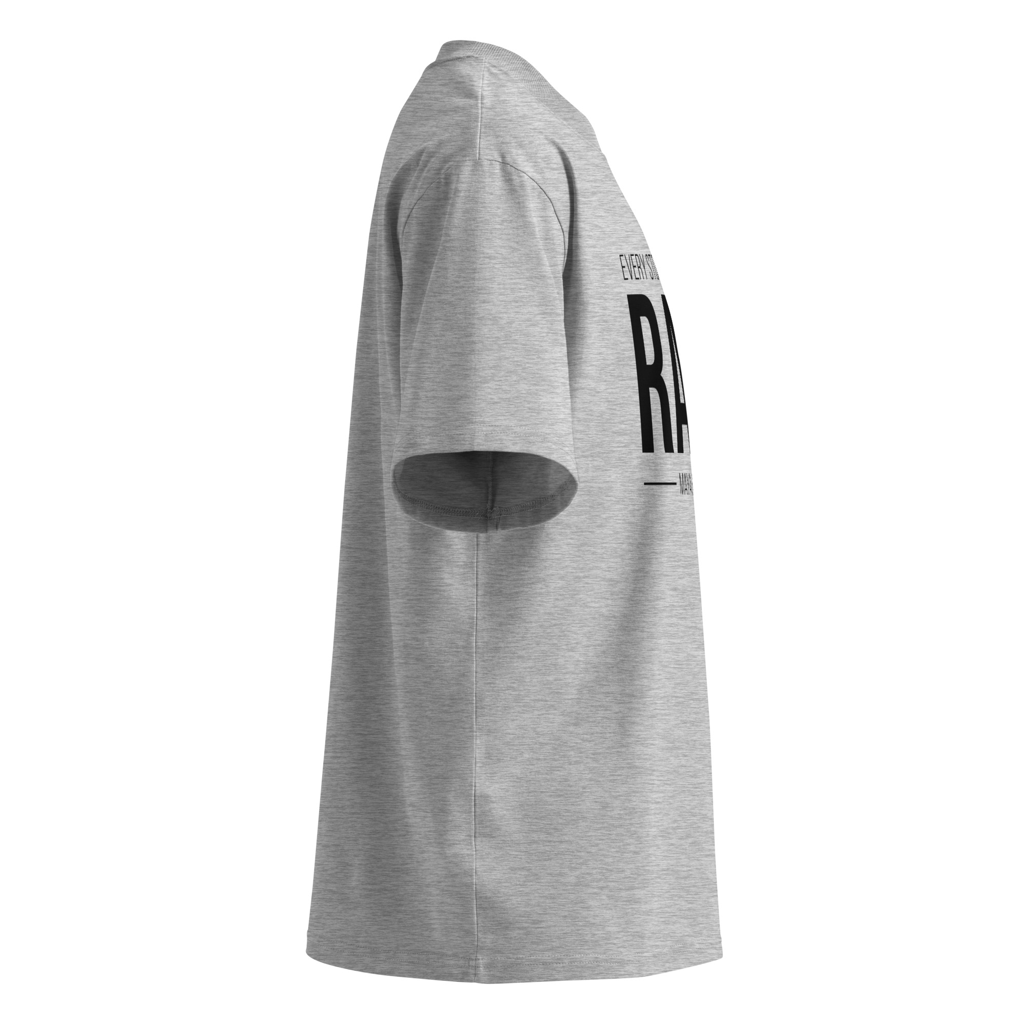 Unisex organic oversized high neck t-shirt - Image 29