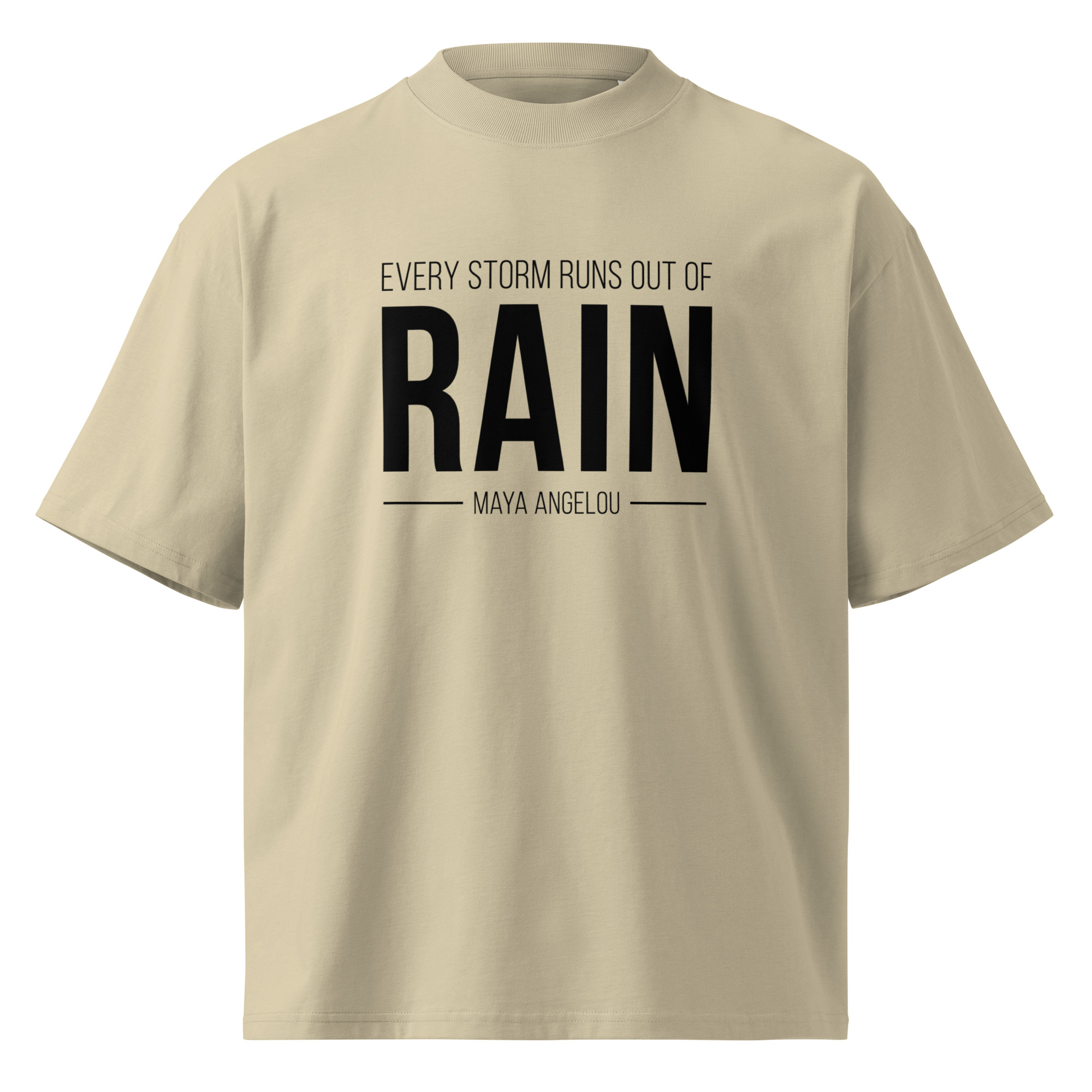 Unisex organic oversized high neck t-shirt - Image 31