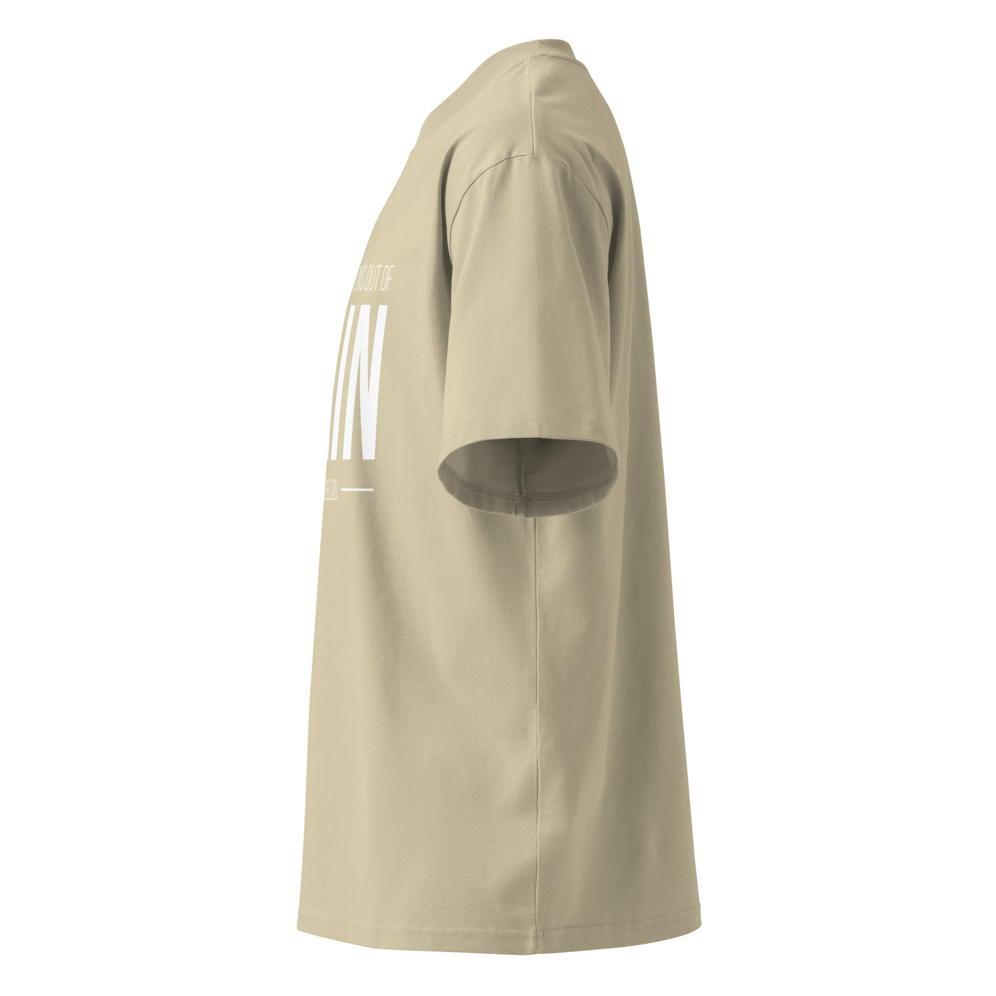 Unisex organic oversized high neck t-shirt - Image 11