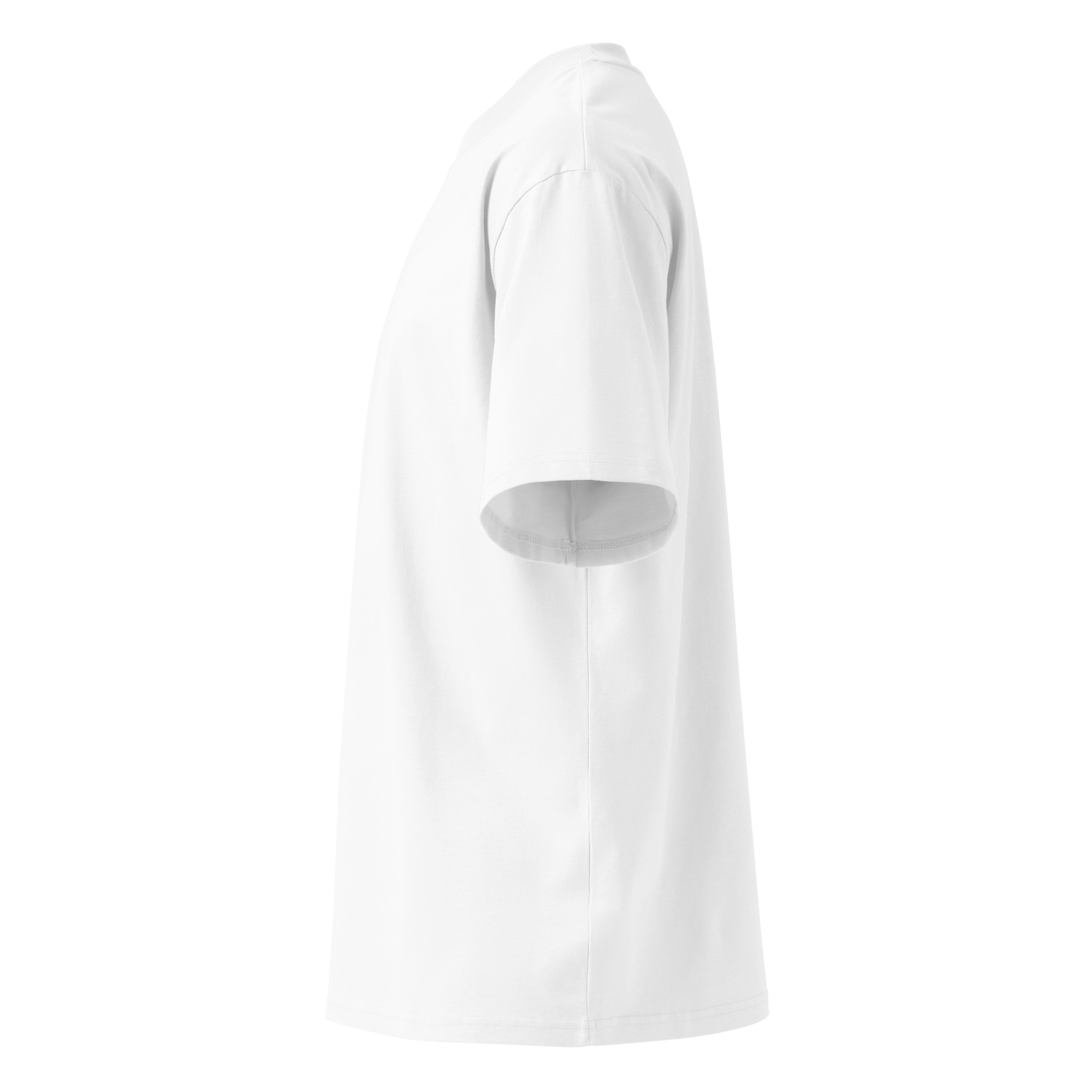 Unisex organic oversized high neck t-shirt - Image 12