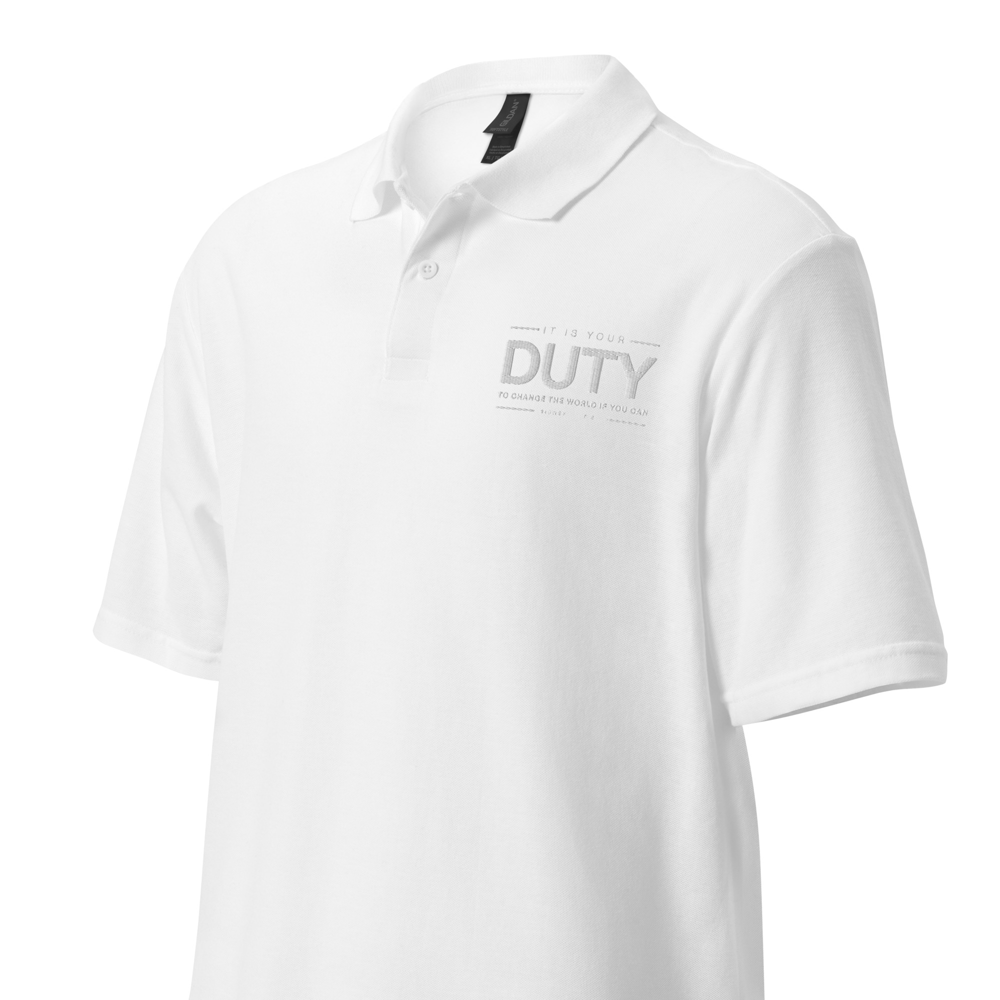 Unisex pique polo shirt - Image 9