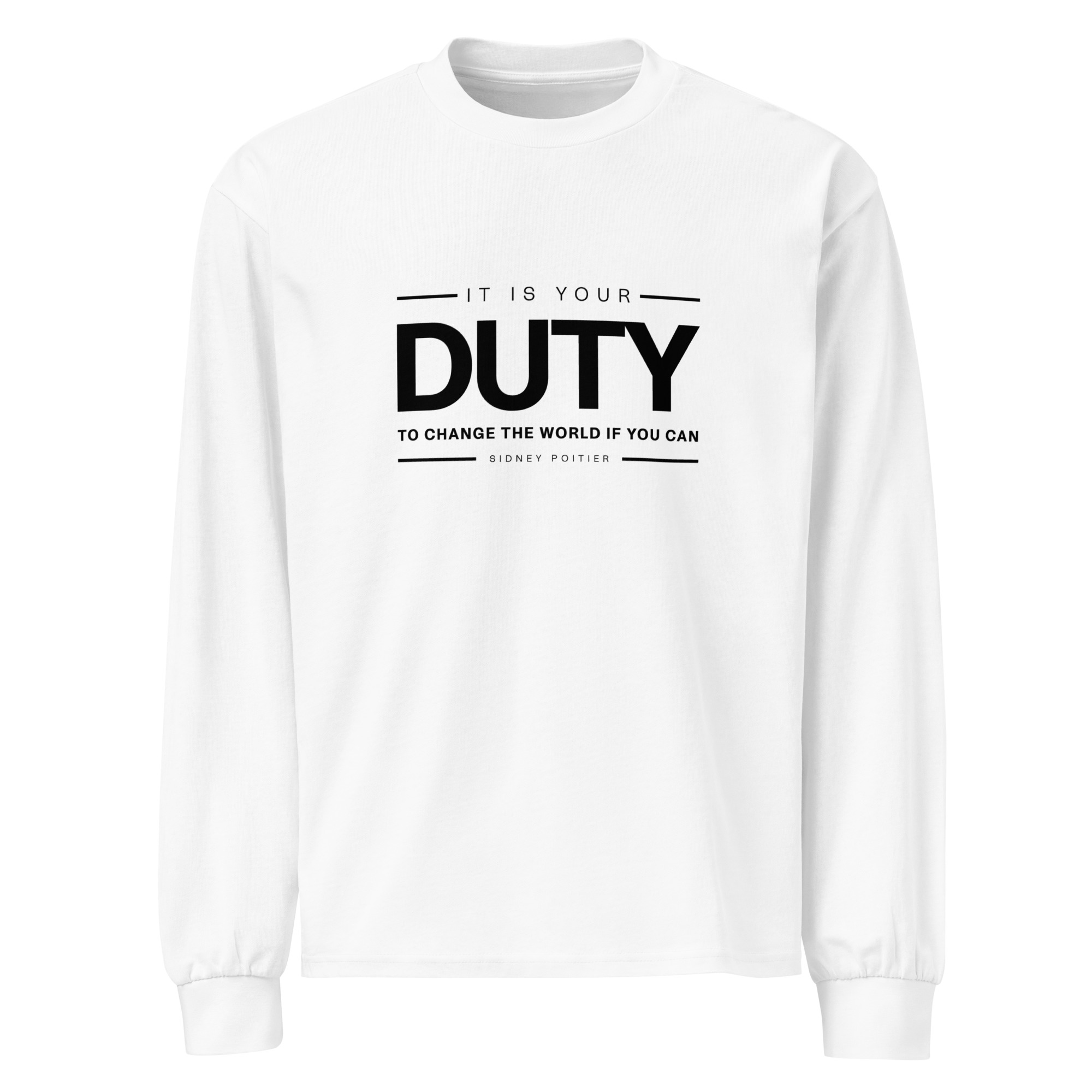 Premium heavyweight long sleeve shirt - Image 9