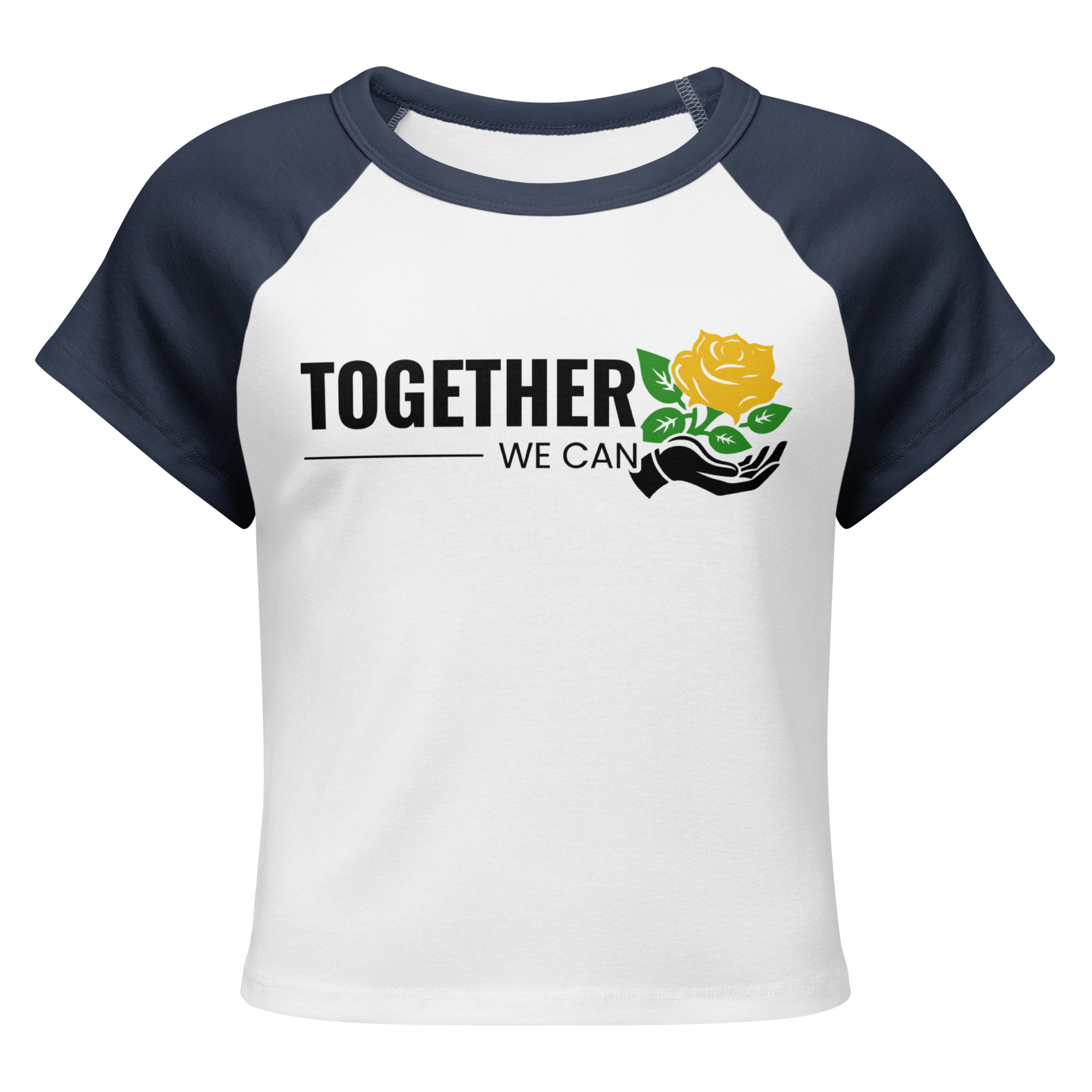 Women’s micro rib raglan baby tee - Image 2
