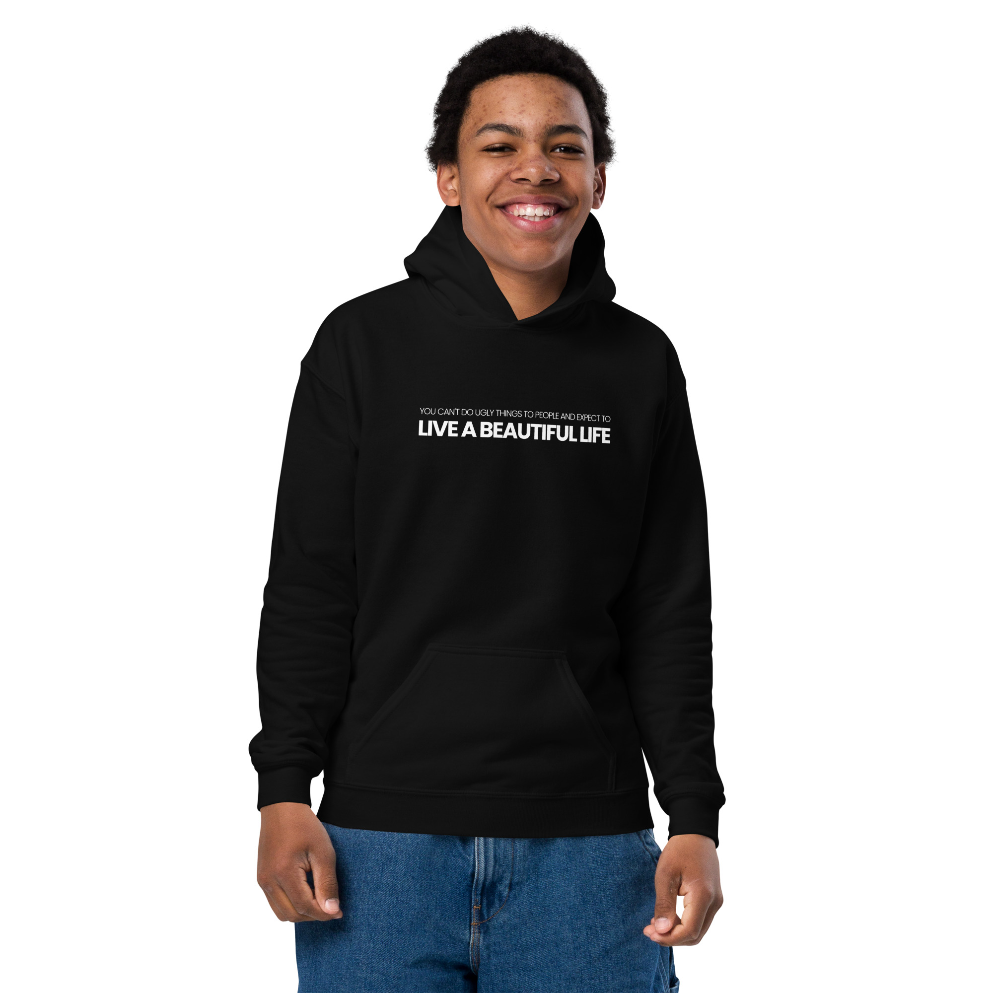 Youth heavy blend hoodie - Image 8