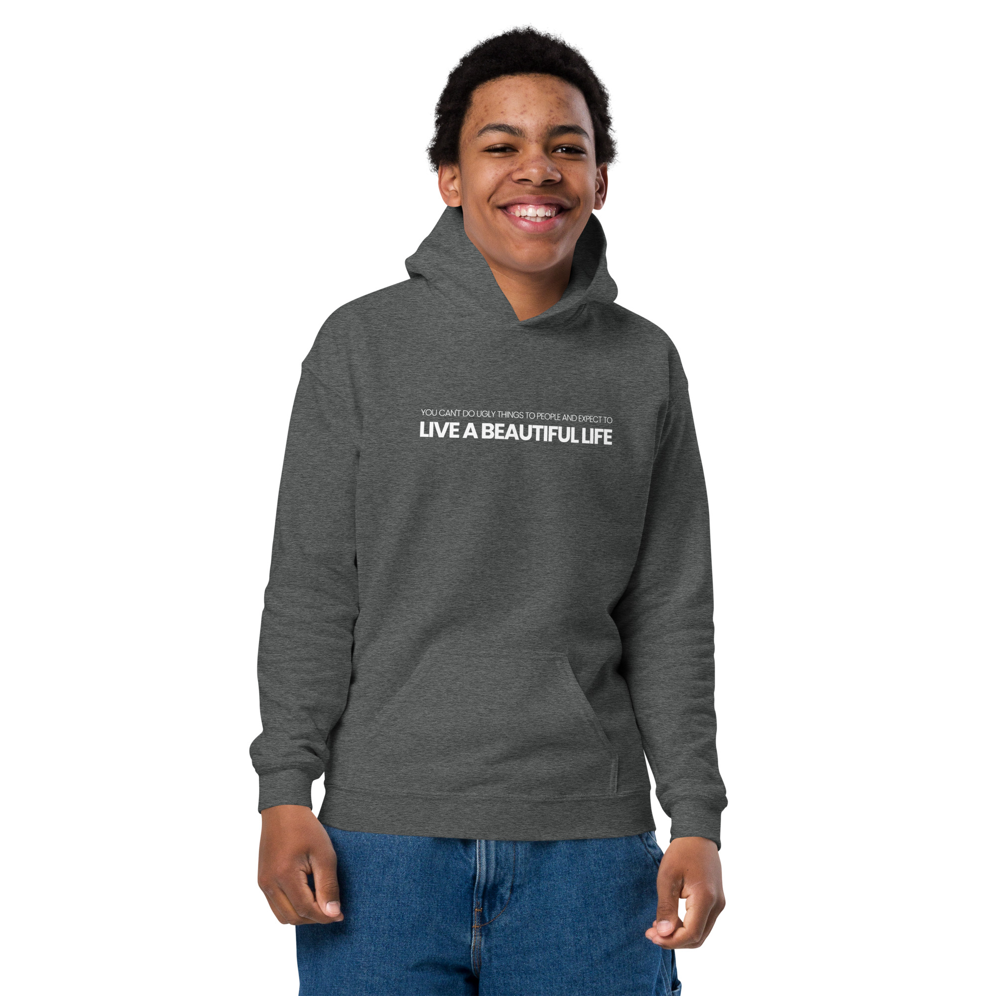 Youth heavy blend hoodie - Image 10