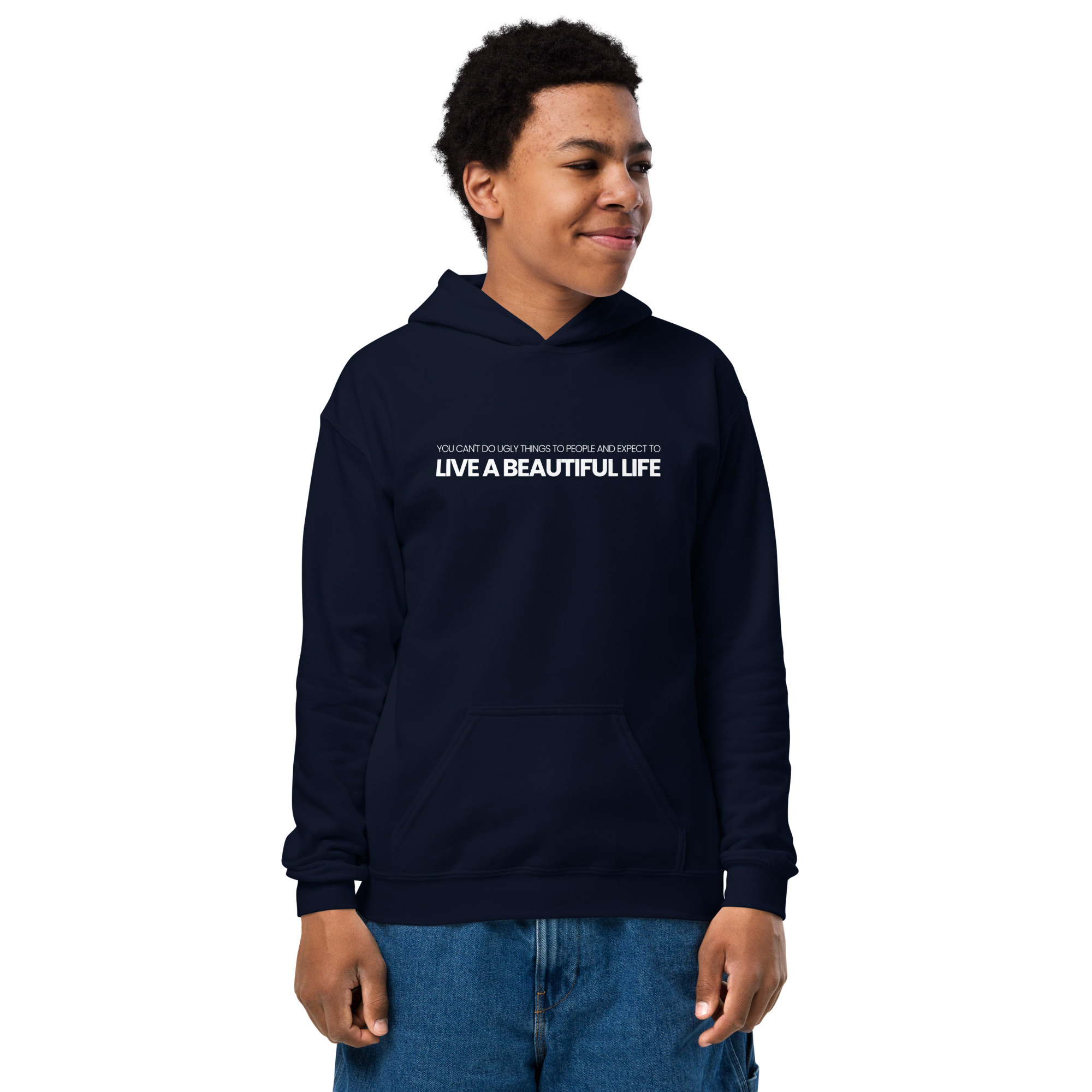 Youth heavy blend hoodie - Image 2