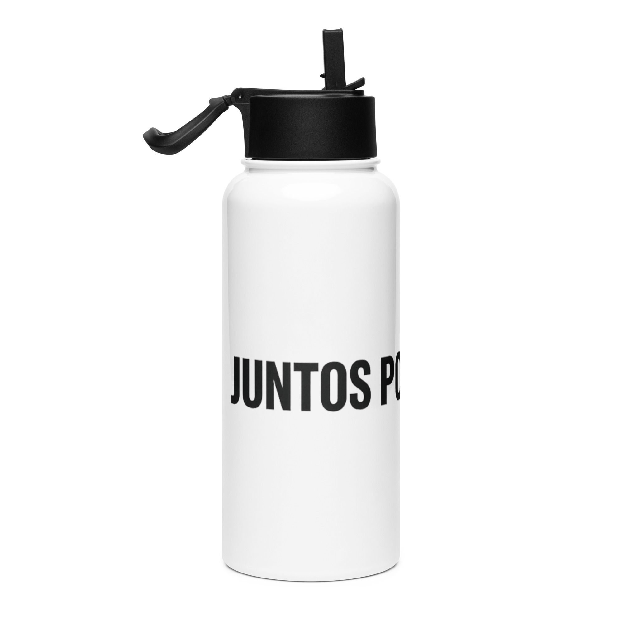 Stainless steel water bottle with a straw lid - Image 4