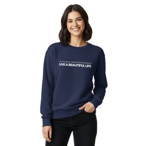 Unisex garment-dyed sweatshirt
